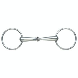 Shires Equestrian - Hollow Mouth Race Snaffle - S/steel - Size: 51/2