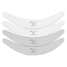 More of Me to Love Organic Cotton and Viscose Blend Tummy Liner, 4-Pack, X-Large (Pearl White, Stone Gray)