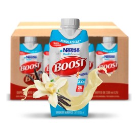 Pack X12 Suplemento Boost Menos Azúcar Vainilla 330ml