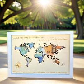 kiimiipa Wedding Gift, Wedding Gifts for Bride and Groom Picture Frame, Money Gift, Wedding Party Accessories, Honeymoon Gift, Anniversary Commemoration, Creative Money Gift (Style 88)