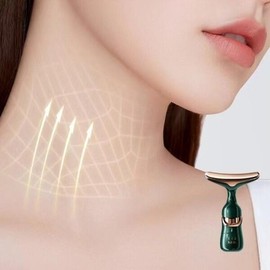플라스틱 페이셜 리프팅 기기 3 in 1 피부 재생 뷰티 목 관리 눈 마사지 얼굴 [03 Purple] 3 in 1 Plastic Facial Lifting Device Skin Regeneration Beauty Neck Care Eye Massage Face [03 Purple]