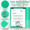 48 Pack Take Home Folder Parent Teacher Communication Folders -Heavy