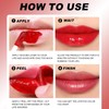 AuraAnge Peel Off Lip Tint Stain - Waterproof Liquid Lipstick