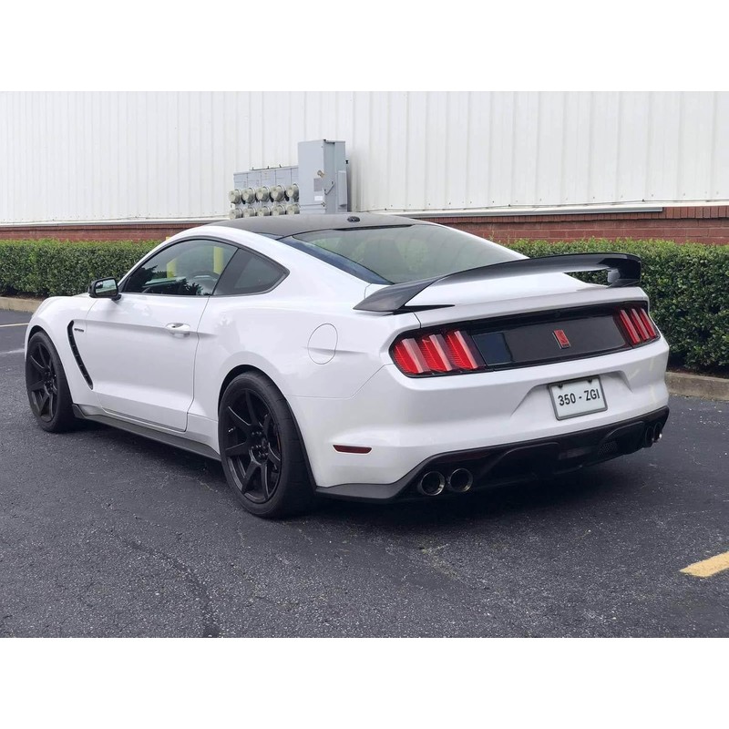 Black with Chrome Finish License Plate Frame - Stainless Steel