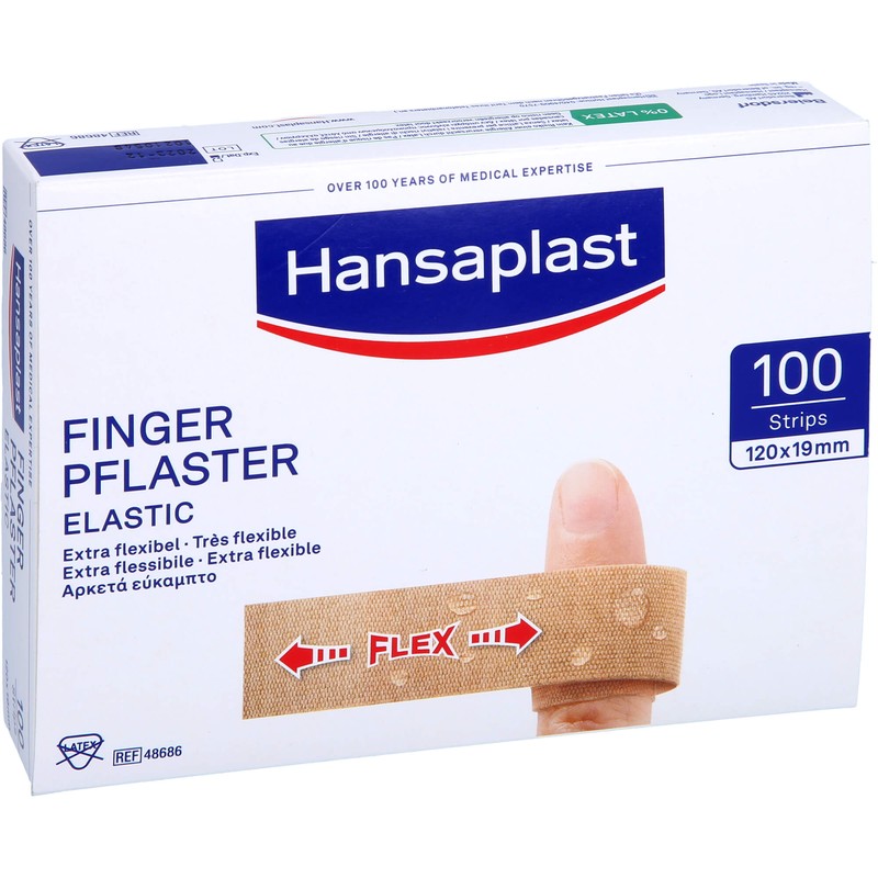 Hansaplast Fingerverband Elastic 12 x 2 cm, 100 pcs. Patch