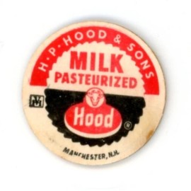Milk Bottle Cap- H.P. Hood & Sons - Manchester, NH (New Hampshire)- 1 5/16" dia.