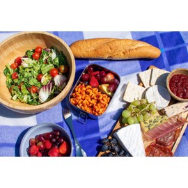 Pioneer Out for Lunch Stainless Steel Lunch Box Leakproof Portable Bento Box Style Container With Cutlery Included – 800ml Capacity