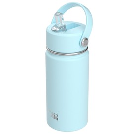 OISIZ Kids Water Bottle with Straw Lid 14oz, Vacuum Insulated 316 Stainless Steel Water Bottles for Kids for School, Leakproof Water Bottle, BPA Free and Keep Cold for 24 Hours