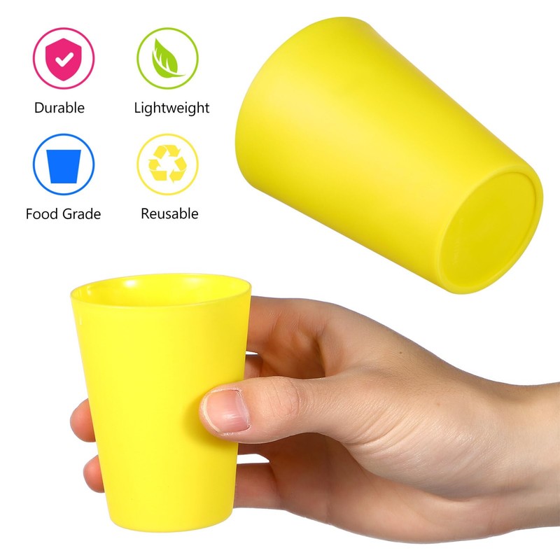 Set of 48 Plastic Cups Beverage Cups Tasting Commercial Wine