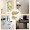 Wall Coat Hooks, 3 Folding Hooks, Stainless Steel, Modern Hook