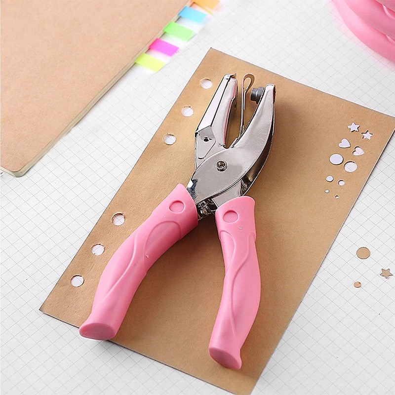 2 Pcs/Set 1/4 Inch Heart Shaped Hole Puncher Paper Punches