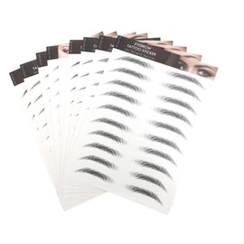 WOONEKY Prime Material Eyebrow Stickers Instant Benefit Brows Kit Realistic Reusable Design