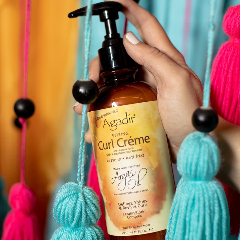 Argan Oil Styling Curl Creme by Agadir for Unisex -