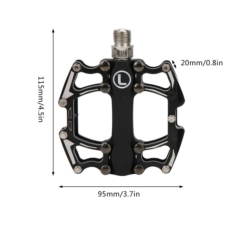 Aluminium Alloy Bicycle Pedals AntiSlip Mountain Bike Cycling Platform Flat