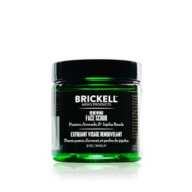 Productos Brickell Hombres Renovacin Exfoliante Facial, 2 onzas