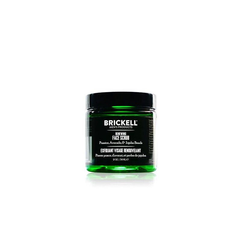 Productos Brickell Hombres Renovacin Exfoliante Facial, 2 onzas