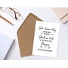 TypeStoff KP-01494 Postcard "Gehe deinen Weg [German Language] with Envelope