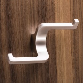 So-Tech® Bill Modern Coat Hook Wall Hook Stainless Steel Look Matt (Large)