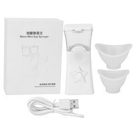 Electric Eye Sprayer Home Travel Portable Nanometer Mist Atomization Eye Moisturizing Hydrating SprayerWhite