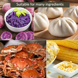 Round Stainless Steel Rack 8/9.5/10inch Steaming Stand Steaming Tray Cooking Rack Baking Cooling Steaming Grilling Rack Dishwasher Safe Baking Rack Fryer Stockpot Oven Cooking Canning Rack (8 inch)