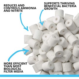 Ceramic Pipes Ceramic Beads Ticks 140 g / Approx. 55 Pieces by Changing the Environment of Effective Microorganisms Water Treatment and Energising (140)