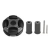 Omni Directional Wheel, Side Mobility Black Gray Load 2kg Omni