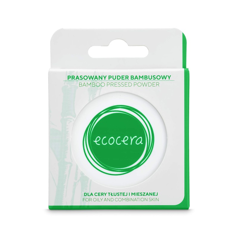 ECOCERA Bamboo Compact Powder Transparent Face Powder Hypoallergenic Natural Vegan