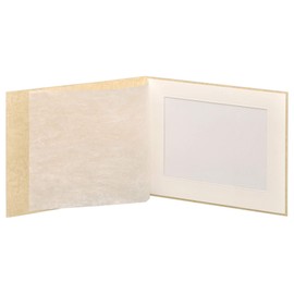 HAKUBA No. 718 M718-6Y-1 Regular Picture Frame, 6 Cut Size, 1 Side (Horizontal), Cream