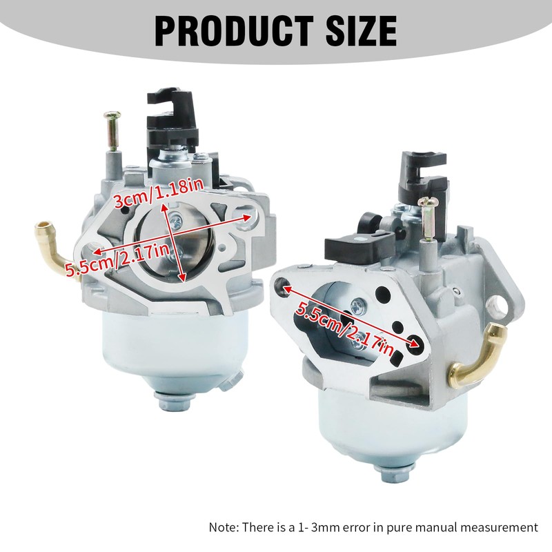 JUUDDENPARTS 030728 Carburetor Kit, Replacement for B S Storm Responder