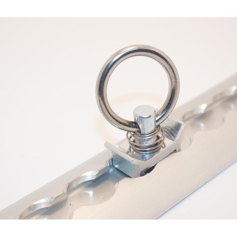Gubar-Tech Heavy Duty 10 x Single Fitting Silver Aluminium for