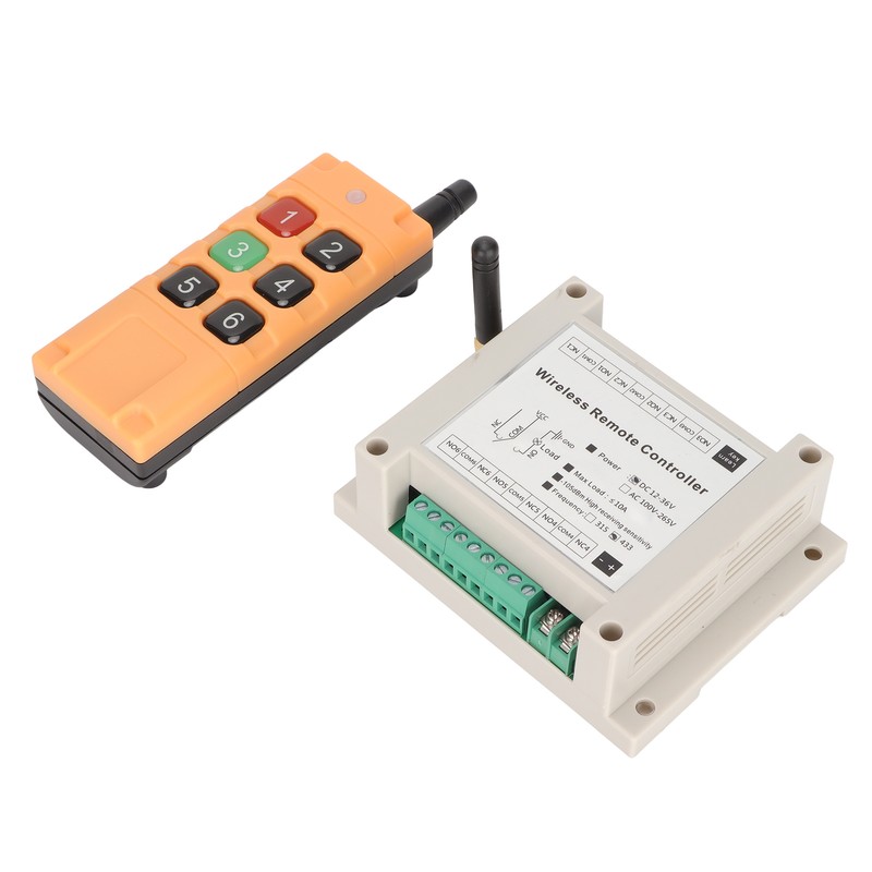 Remote Control Switch Multifunctional 6CH 433Mhz Remote Control Relay for