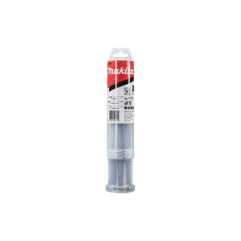 Makita E-13188 Juego de cinceles para martillo SDS-Plus de 5