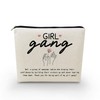 YULUENZE Lady Gang Makeup Bag Inspirational Definition Travel Organizer Pouch