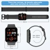 Smartwatch FeipuQu FPR50 Negro 1.85" Resistente al Agua IP68 con