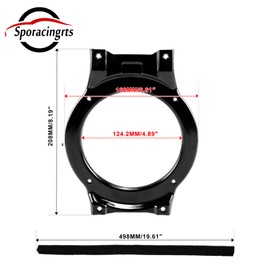 Sporacingrts Sound Quality Improvement for Jimney Jim Niesiera H30/7 to Present JB64 JB74 Rear Speaker Mounting Kit Speaker System