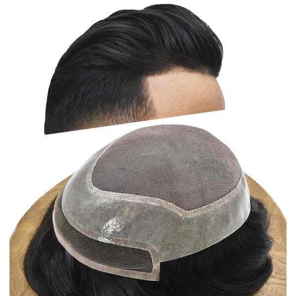 Toupee For Men Real Human Hair Pieces For Men Hair