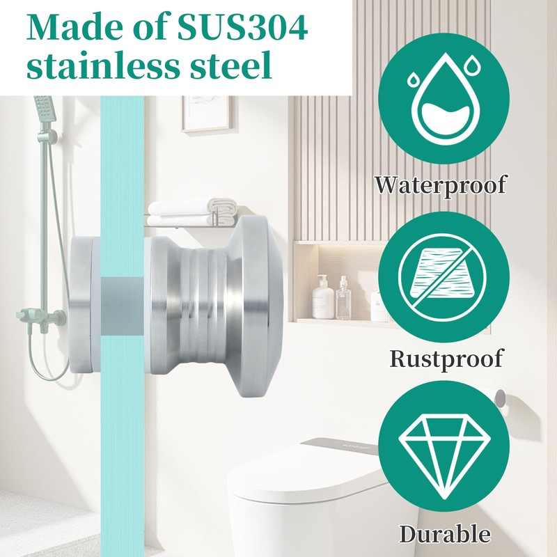 Alise Shower Glass Door Handle,Sliding Shower Doors Knob Pull Hardware
