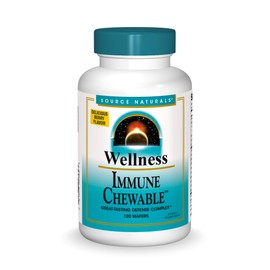 Source Naturals Wellness Immune Chewable, Great-Tasting Defense Complex, 120 Wafers