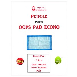 Oops Pad 23x36 150ct 3-Layer Lightweight Puppy Training Pads for Dogs up to 30lbs