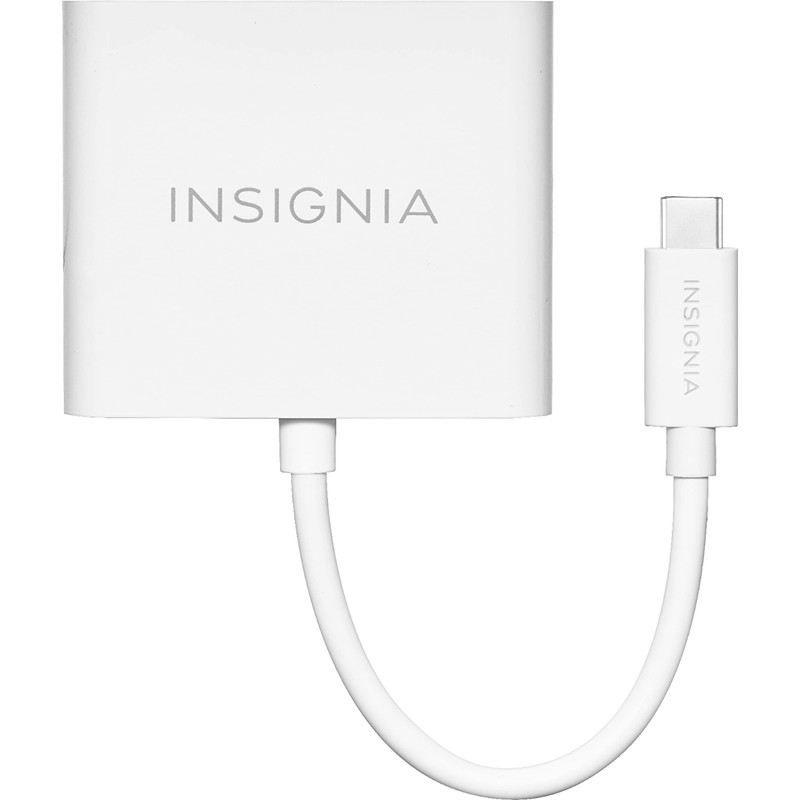 Insignia USB-C to HDMI Multiport Adapter - White - Model: