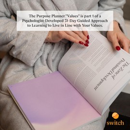 Switch Research Purpose Planner Bundle: Complete Psychologist-Backed Goal Planner Set for Developing a Life of Purpose - 3 Undated Productivity Planner Books - Guided Prompts, Techniques, and Insights