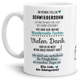 Cups Circus Family saying [German Language]