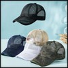 White Fang CZ068 Hat, Sports, Brim, Plain, Mesh, Stylish, Cool,