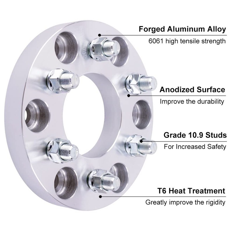 DCVAMOUS 4PC 6x135 to 6x5.5 Wheel Adapters 1.25 Inch with