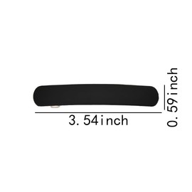 Flat Hair Barrettes Clip for Women Matte Black Hair Clips Pins for Thin Thick Hair Ponytail Hair Pin Barrette Elegant Hair Ornaments Accessories for Women Girl Vintage Blue Hairclips Hairlips 2Pcs