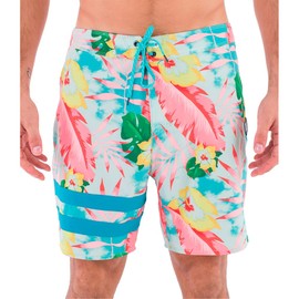 Hurley Men's Phantom Block Party 18' Swim Trunks, seahaze, 32