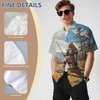3D Pattern Print Shirt Japanese Samurai Design Stylish Casual Wear