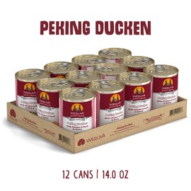 Weruva Classic Dog Food, Peking Ducken with Chicken Breast & Duck in Gravy, 14oz Can (Pack of 12)