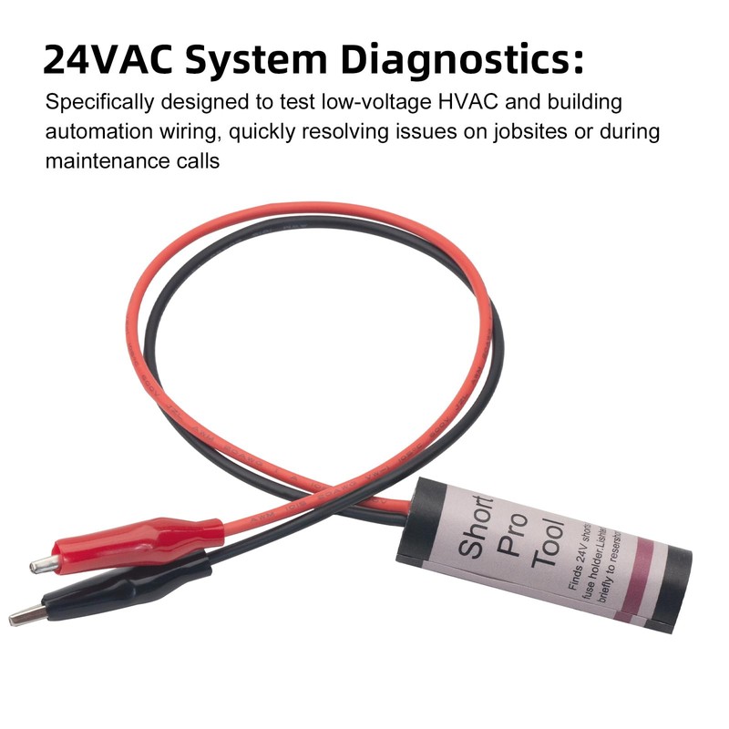 Short Pro Tool -Quickly Locate Shorts in 24 VAC Circuits