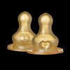 Bibs Baby Bottle Replacement Nipple 2 Pack Latex, Fast Flow